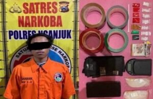 Polisi Nganjuk Grebek Peredaran Sabu di Sawahan 758de338 fec6 4b8f aa04 e7320e749654