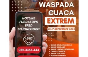 BMKG Warning Jawa Timur, BPBD Bojonegoro Siaga 1 Hadapi Cuaca Ekstrem 7eb0553e 37ea 4961 8429 519367631364