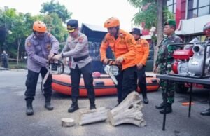 Polres Bojonegoro Gelar Apel Siaga Hadapi Ancaman Bencana Alam di Musim Hujan