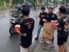 Rutinitas BRAKO Nusantara di Jumat Berkah Kali ini Bagikan Nasi Ayam Geprek Gratis