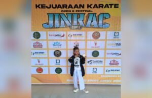 Aqilah, Bocah MI di Bojonegoro Ini Sabet Emas Karate JINKAC Cup 1