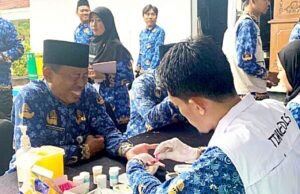 Ratusan ASN Bojonegoro Serbu Layanan Cek Kesehatan Gratis