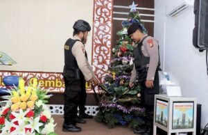 Jelang Natal 2025, Polres Lamongan Pastikan Gereja Aman dan Kondusif
