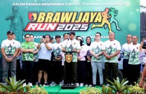Ribuan Pelari Padati Brawijaya Run, Kodim Lamongan Turut Berlaga