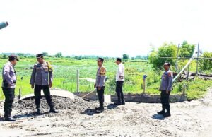 Polsek Kunjang Kediri Turun Lapangan, Tambang Pasir Ilegal di Sungai Konto Nihil