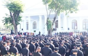 Upacara Hari Ibu dan Bela Negara di Bojonegoro, Ini Pesan Tegas Bupati