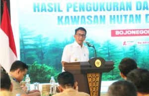 Gebrakan Reformasi Agraria, Bupati Wahono Segel Kepastian Hukum Batas Hutan Bojonegoro