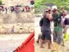 Akses Darat Hancur, Tali Sling Jadi Satu-satunya Harapan Warga Ketol Pasca Banjir