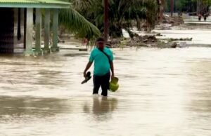 Banjir Sisakan Sungai Baru, Permukiman Warga Tapsel Terbelah