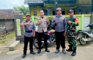 Bhabinkamtibmas dan Babinsa Beri Pengamanan Harlah Pagar Nusa Kedungadem Bojonegoro