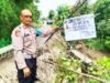 Hujan Deras Picu Jembatan Sewor Sukorame Lamongan Ambles, Warga Dilarang Melintas