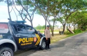 Patroli Polsek Kepohbaru Bojonegoro, Polisi Turun Langsung Jaga Keamanan Warga