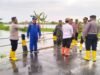 Banjir Kalitengah, Wakapolres Lamongan Turun Langsung ke Lokasi