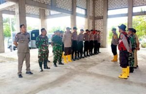 Bengawan Solo Naik, Tiga Pilar Kalitengah Lamongan Dirikan Posko Darurat