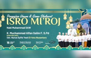Gema Sholawat Menggema, Masjid Al Barokah Bayemgede Bojonegoro Peringati Isra Mi’roj