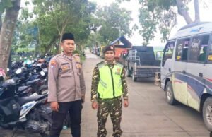 Polsek Balen Bojonegoro Turunkan Bhabinkamtibmas Amankan Pengajian