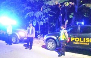 Polsek Sumberrejo Bojonegoro Intensifkan Patroli Malam di Wilayah Perbatasan