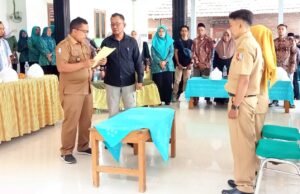 Pemdes Babad Bojonegoro Resmi Lantik Dua Kepala Dusun, Ini Pesan Tegas Kades