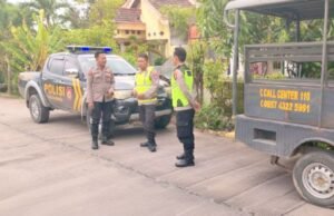 Cegah Kejahatan 3C, Dua Polsek di Bojonegoro Patroli Bersinggungan