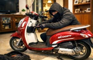 Ditinggal Tidur, Motor Scoopy Warga Tegalkodo Bojonegoro Digondol Maling