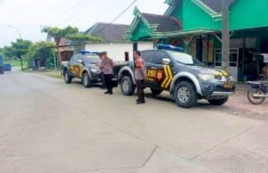 Polsek Kedungadem Bojonegoro Amankan Perbatasan, Cegah Gesekan Antar Kelompok