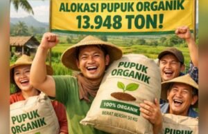 Kurangi Pupuk Kimia, Bojonegoro Salurkan 13.948 Ton Pupuk Organik
