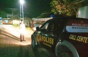 Amankan Aktivitas Pagi, Polisi Sisir Wilayah Kepohbaru Bojonegoro