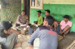 Sambang Desa Prigi, Bhabinkamtibmas Polsek Kanor Bojonegoro Sampaikan Pesan Kamtibmas