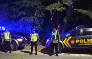 Polsek Sumberrejo Kanor Bojonegoro Perketat Patroli Perbatasan