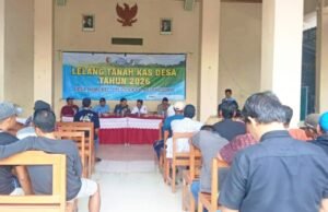 Polsek Trucuk Bojonegoro Kawal Lelang Tanah Kas Desa Mori