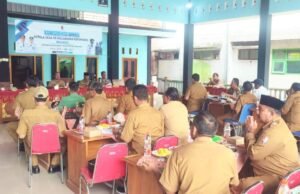 Kapolsek Kepohbaru Bojonegoro Hadiri Konferensi Kades, Fokus Jaga Kamtibmas