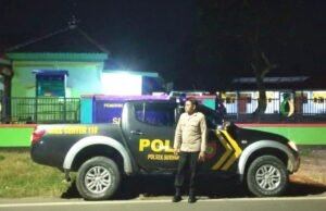 Patroli Sapa Fajar Polsek Sugihwaras Bojonegoro, Keamanan Dijaga Sejak Pagi