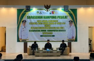 Sarasehan Kampung Pesilat Jiwan, Kapolres Madiun Kota Tekankan Pentingnya Kerukunan dan Kondusivitas