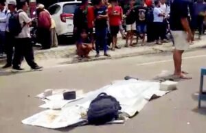 Siang Hari di Bojonegoro, Motor Oleng Berujung Tabrakan Maut