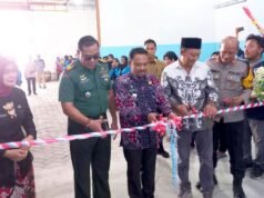 Dapur MBG Kreteranggon Lamongan Resmi Dibuka, Danramil Sambeng Turut Hadir