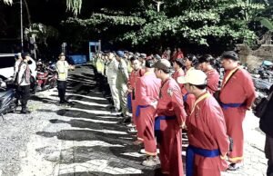 TNI Polri Kawal UKT Tapak Suci Ngimbang Lamongan hingga Subuh