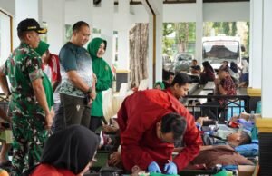 Sambut HUT ke- 80 Persit KCK Kodim Bojonegoro Gelar Donor Darah dan Kesehatan Gratis