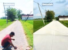 Jalan Desa Manukan Gayam Kini Mulus, Petani Bojonegoro Rasakan Dampaknya