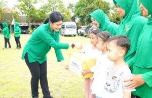 Seru dan Edukatif, Persit KCK Lamongan Gelar Lomba Tradisional untuk Anak TK