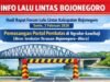Truk Besar Dibatasi, Portal Dipasang di Jembatan Bojonegoro–Blora