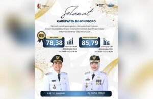 SAKIP Bojonegoro Naik Tajam, Nilai Tembus 78,38 dan Raih Predikat BB