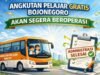 Kabar Gembira, Bus Pelajar Gratis Bojonegoro Kembali Beroperasi