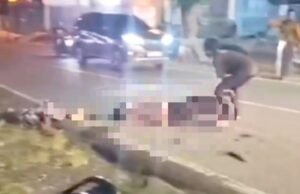 Tabrakan Maut di Perempatan Jono Temayang Bojonegoro, Satu Pengendara Tewas