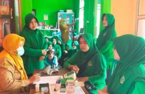 Peringati HUT ke-80 Persit Koramil Kepohbaru Bojonegoro Gelar Cek Kesehatan Gratis