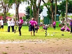 DLH Bojonegoro Pasang Biopori di Alun-Alun, Cegah Genangan Saat Musim Hujan