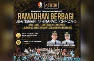 Komunitas Dangdut Bojonegoro Gelar Silaturahmi Akbar dan Santunan Anak Yatim di Stadion