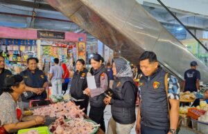 Antisipasi Kelangkaan dan Lonjakan Harga Bapokting, Satgas Pangan Polres Madiun Kota Sidak Pasar Besar Madiun