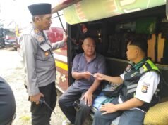 Polres Magetan Gelar Ramp Check dan Cek Kesehatan Sopir di Ponpes Al-Fatah Temboro