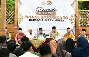 Hujan Berkah Iringi Buka Puasa Polres Bojonegoro dan Anak Yatim