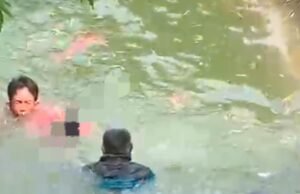 Bocah 8 Tahun Tenggelam di Embung Kedungpring, Polsek dan Warga Lakukan Evakuasi